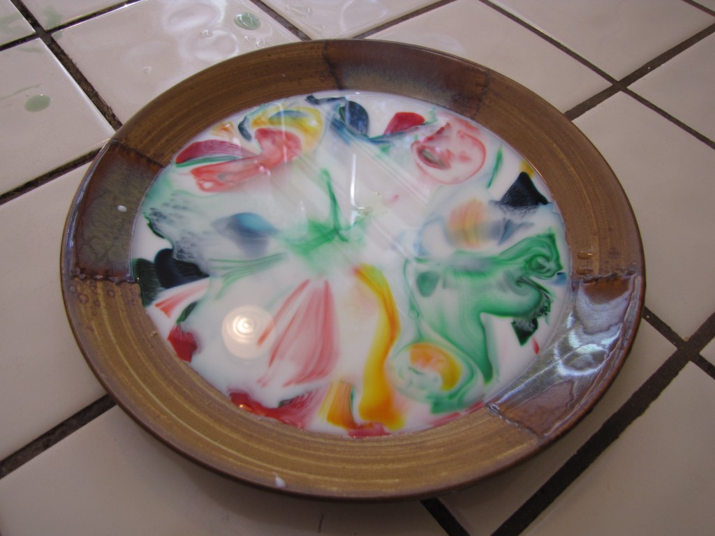 Toddler Tuesday: Milk, Food Coloring, &amp; Soap Experiment | The Abundant Wife