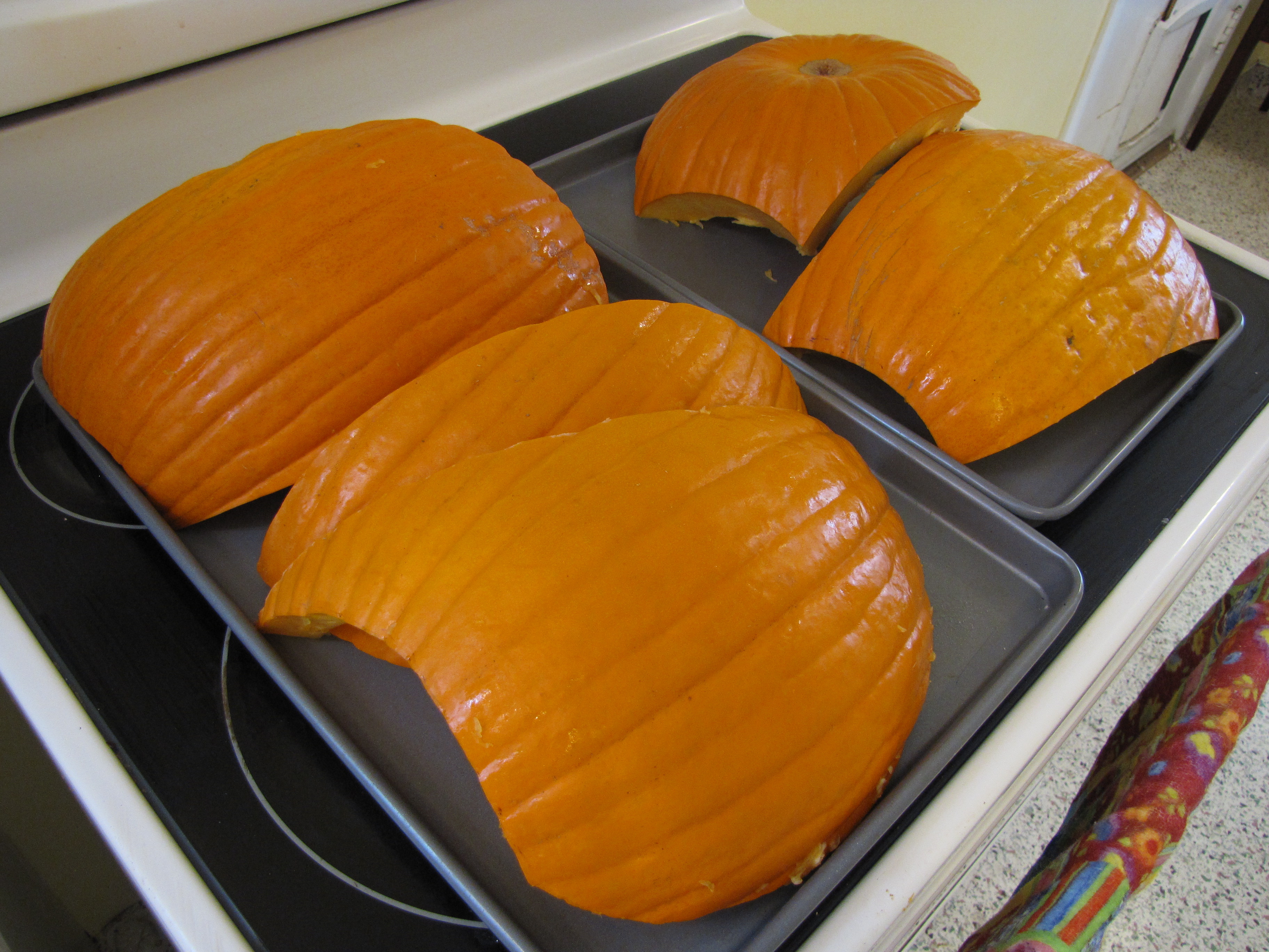 Two years ago I started making edible jack o lanterns and I've