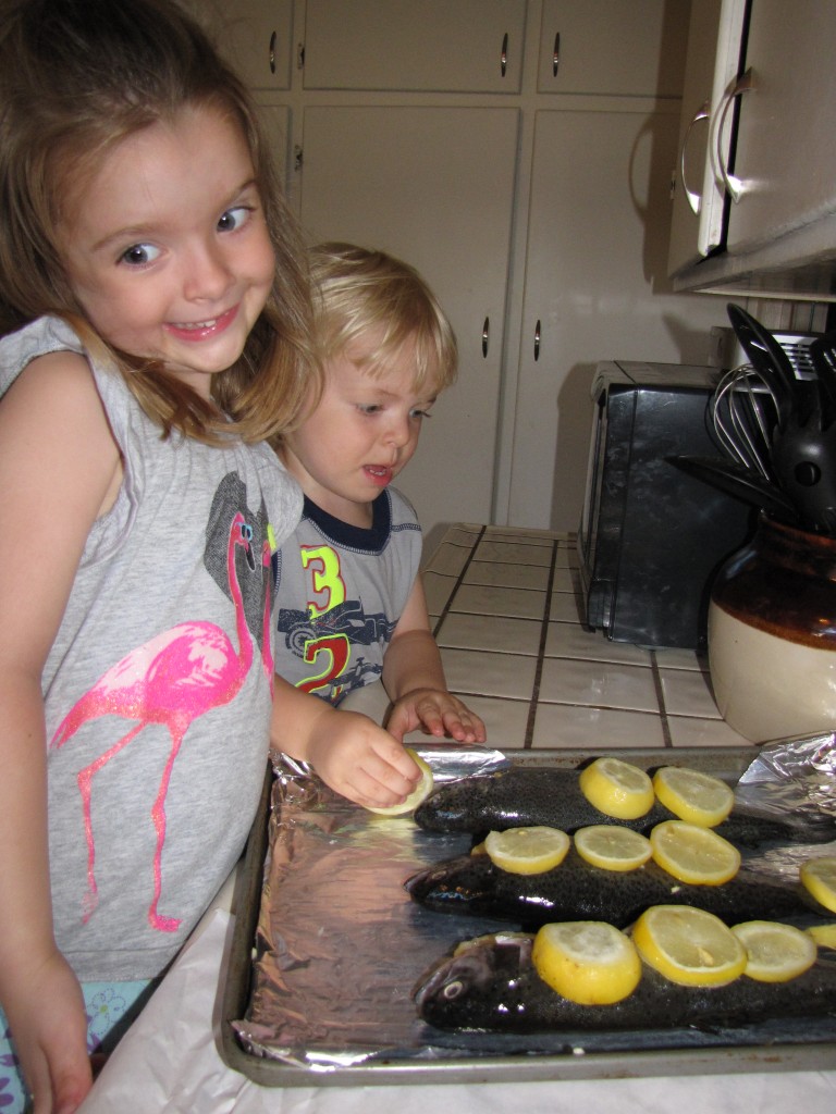 Baked Trout Lemon Garlic 2