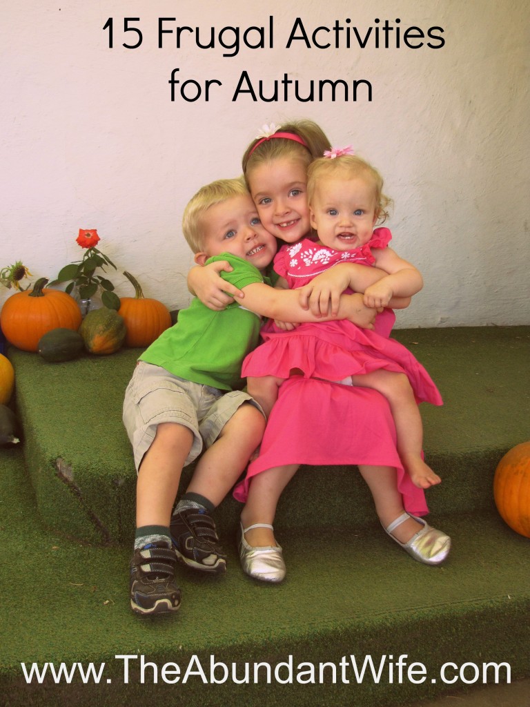 15 Frugal Activities for Autumn: Cooking, Crafts, Costumes, Decor, & More!