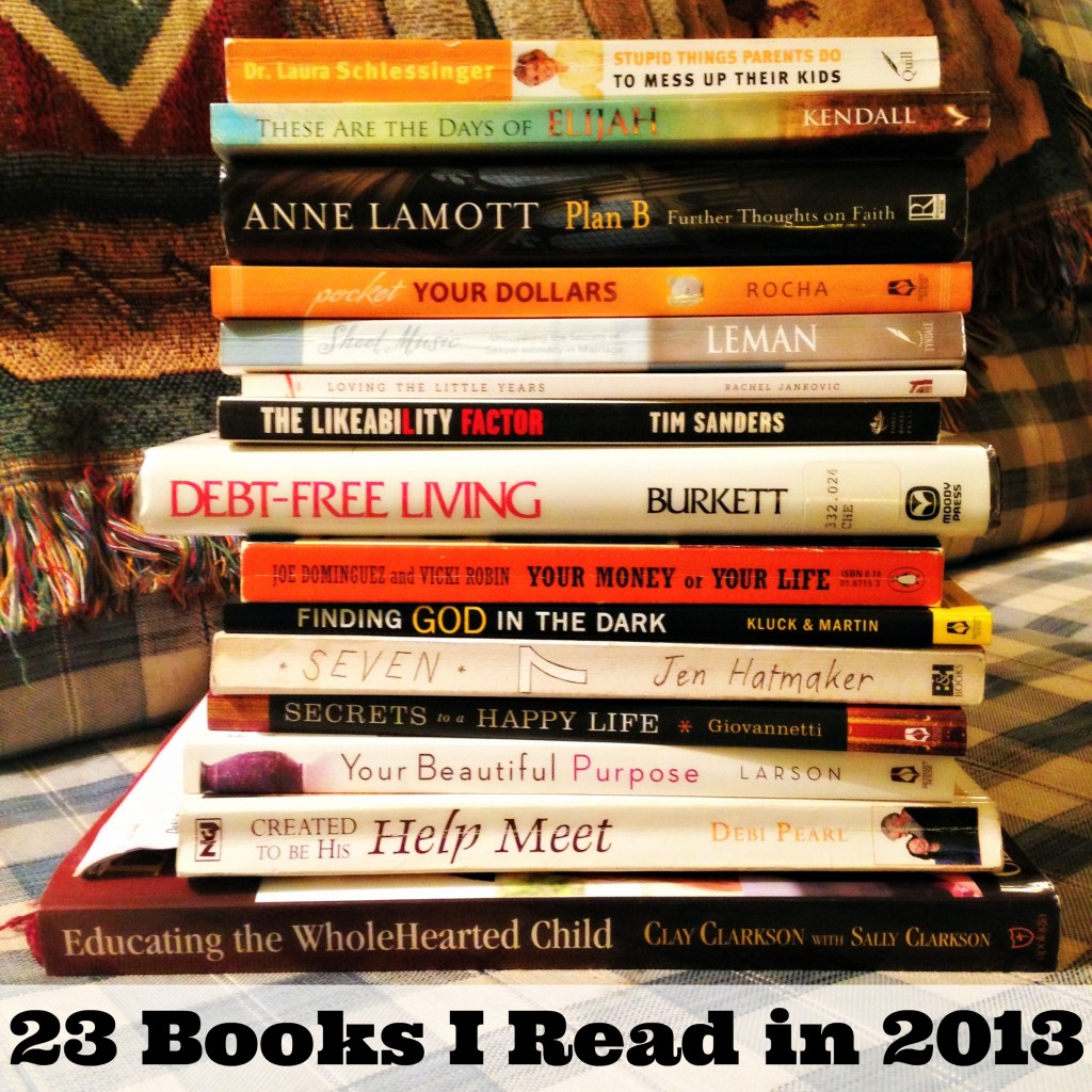 23 Books I Read in 2013